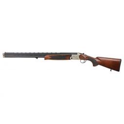 IVER JOHNSON 600LW O/U 12GA 3", 28"VR SILVER BLACK WALNUT