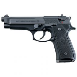 BERETTA 92FS 9MM CA COMPLIANT, 4.9" 10-SH BLUED BLACK POLY