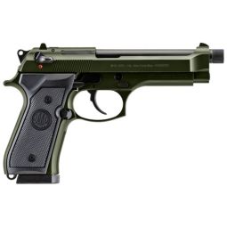 BERETTA 92FS 9MM 18RD 4.9", OD GREEN THREADED