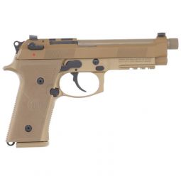 BERETTA M9A4 G 9MM 5.1" 18 RND, THREADED BBL TAN US OPTIC RDY