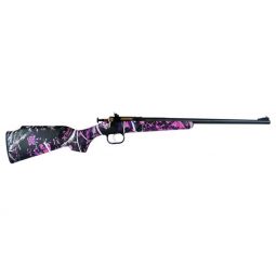 CRICKETT RIFLE G2 .22LR, BLUED/MUDDY GIRL