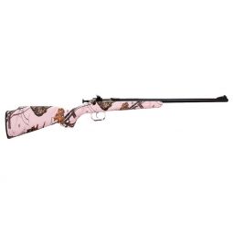 CRICKETT RIFLE G2 .22LR, BLUED/MOSSY OAK PINK BLAZE