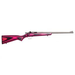 CRICKETT RIFLE G2 22LR, S/S PINK/BLACK LAMINATE
