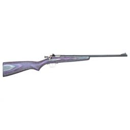 CRICKETT RIFLE G2 .22LR, BLUED/PURPLE LAMINATE