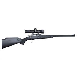 CRICKETT RIFLE G2 22LR BLUED/, BLACK SYNTH W/SCOPE AND CASE