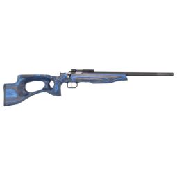 CRICKETT EXTREME RIFLE 22LR, BLUE LAMINATE THUMBHOLE BLUED
