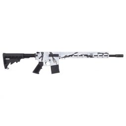 GLFA AR15 RIFLE 223 WYLDE, 16" NIT BBL PURSUIT SNOW CAMO