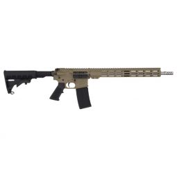 GLFA AR15 RIFLE 223 WYLDE, 16" S/S BBL FLAT DARK EARTH