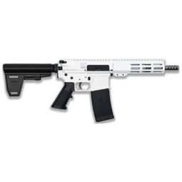 GLFA AR15 PISTOL W/BRACE 223, WYLDE 7.5" SS BARREL WHITE