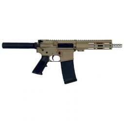 GLFA AR15 PISTOL 223 WYLDE, 7.5" STAINLESS BBL FDE