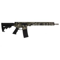 GLFA AR15 RIFLE 223 WYLDE, 16" S/S BBL PURSUIT GREEN CAMO