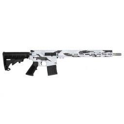 GLFA AR15 RIFLE 223 WYLDE, 16" S/S BBL PURSUIT SNOW CAMO