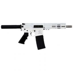 GLFA AR15 PISTOL 223 WYLDE, 7.5" STAINLESS BBL WHITE