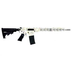 GLFA AR15 SPLATTER 223 WYLDE, 16" S/S BBL WHITE SPLATTER