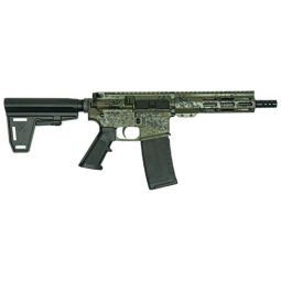 GLFA AR15 PISTOL 223 WYLDE, BUNDLE W/ 5 KNIVES LICHEN GRN
