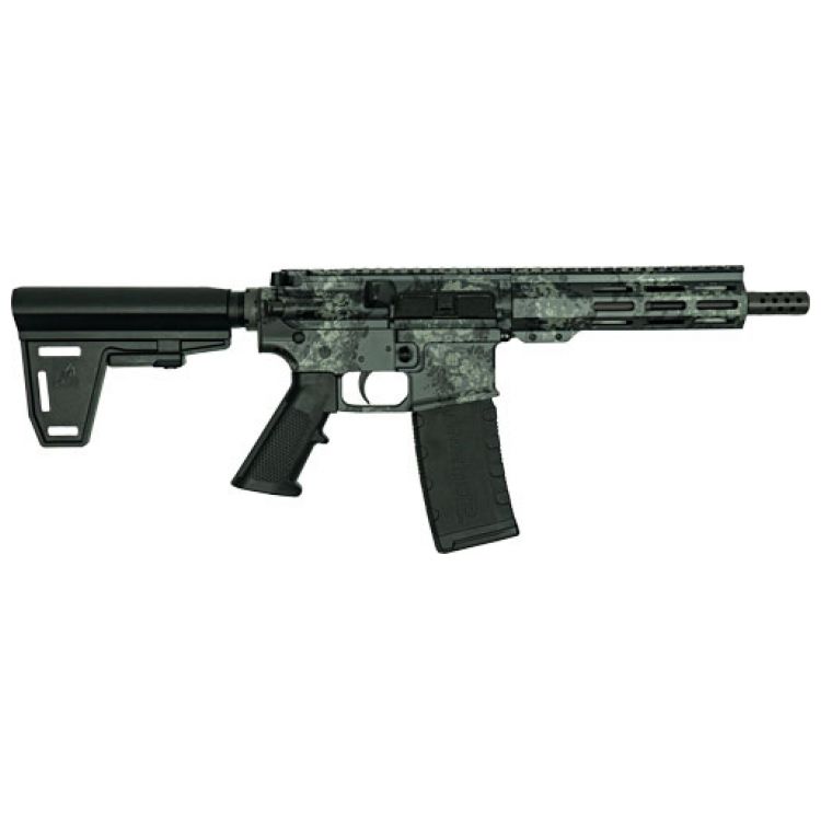 GLFA AR15 PISTOL 223 WYLDE, BUNDLE W/ 5 KNIVES LICHEN GREY: MGW
