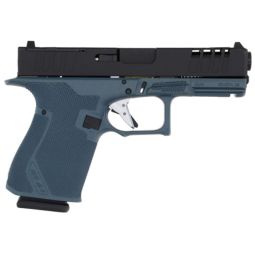 GLFA 19 STRIKER 9MM 4" 15 SHOT, BLACK SLIDE TITANIUM FRAME