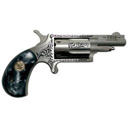 NAA MINI-REVOLVR 22WMR 1-5/8", S/S MATTE BLACK PEARL 50 ANNIV
