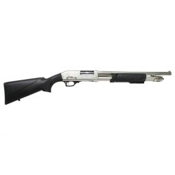 IVER JOHNSON PUMP 12GA 3" 18", CYLINDER NICKEL SYNTHETIC