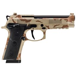 BERETTA 92XI SAO FS 9MM 4.7", 18RND DESERT DPM CAMO 2 MAGS