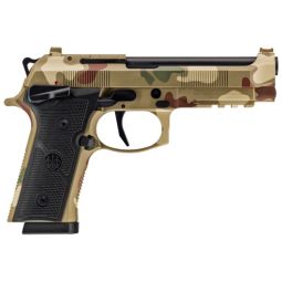 BERETTA 92XI SAO FS 9MM 4.7", 10RND FROGSKIN CAMO 2 MAGS