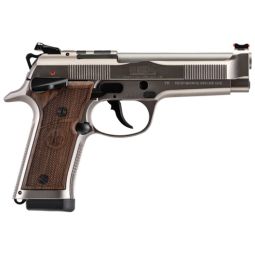 BERETTA 92X PERFORMANCE DEF, CLASSIC 9MM 4.9" 15RD SS WOOD
