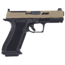 SHADOW SYSTEMS XR920 ELITE 9MM, OPTIC CUT UNTHREADED COYOTE/BL