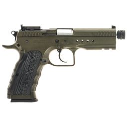 TANFOGLIO TACTICAL PRO 9MM, 4.9" 17/20RD STEEL THREADED