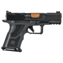 ZEV OZ9C-CPT-B-BRZ ELITE 9MM, 2-15RD PMAGS BLK DLC BRZ BBL