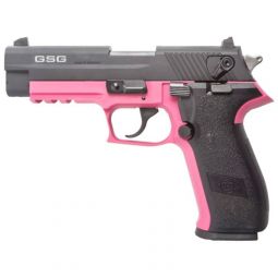 GERMAN SPORT FIREFLY 22LR, 4" FS 10RD NON-TREADED PINK