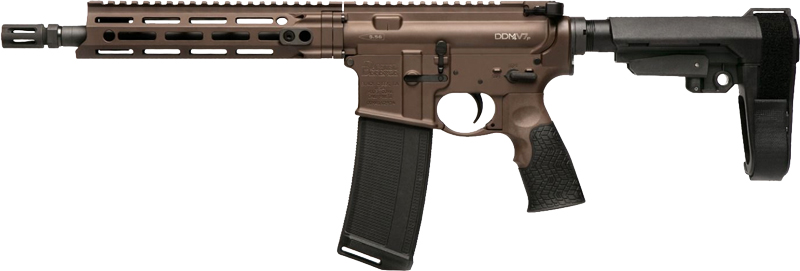 Daniel Defense Pistol V7p W Brace 5 56x45 10 3 32rd Msp Brown Mgw